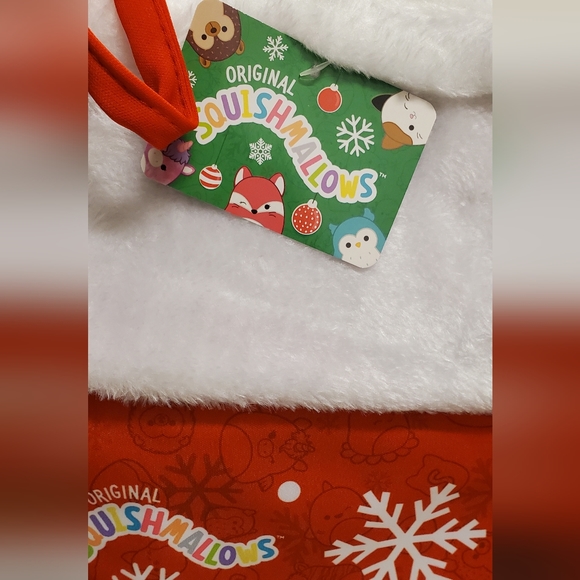 Squishmallow SET of TWO Christmas Cam Stocking Sock Canada 20" NWT - Picture 4 of 5